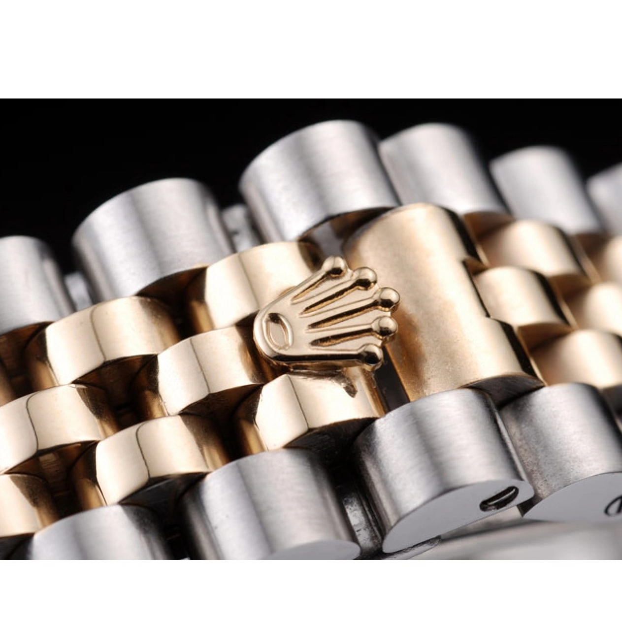 Aaa replica 98084 Dial DateJust Steel Stainless Silver Two 18k Gold Tone Plated Rolex 0514